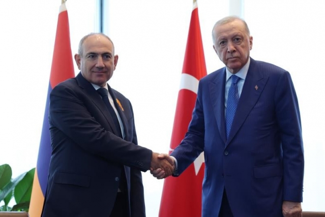Cumhurbaşkanı Erdoğan, Ermenistan Başbakanı Paşinyan'ı kabul etti