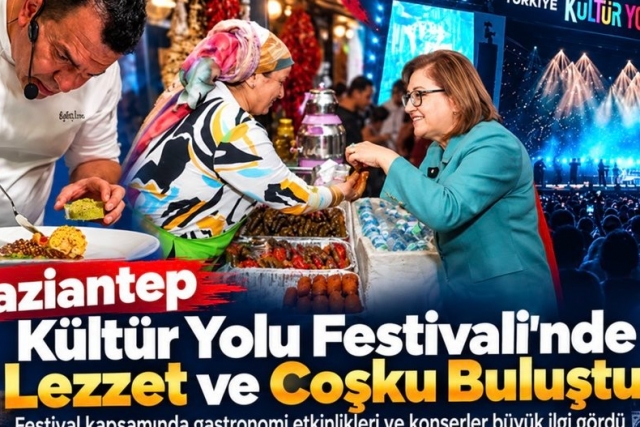 Kültür Yolu Festivali Gastroantep İle Lezzet ve Sanat Buluşuyor!