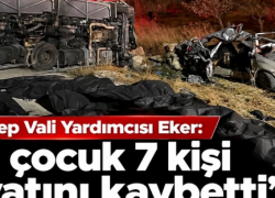 Gaziantep Vali Yardımcısı Eker: "2’si çocuk 7 kişi hayatını kaybetti"