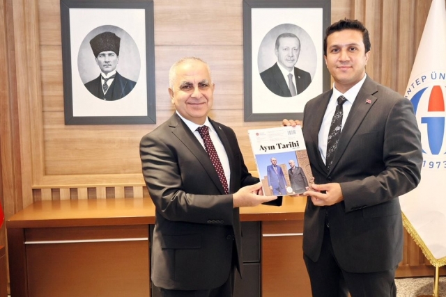İletişim Başkanlığı Gaziantep Bölge Müdürü Çivi’den Rektör Doğan’a Ziyaret