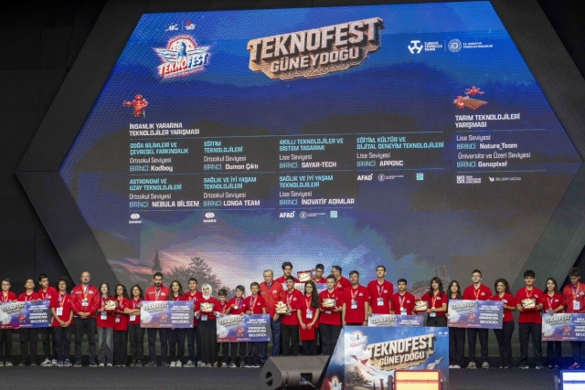 Teknofest Güneydoğu ödül töreni