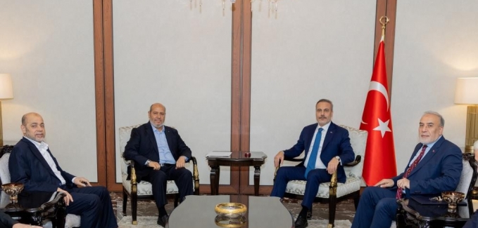 Bakan Fidan Hamas heyeti ile bir araya geldi