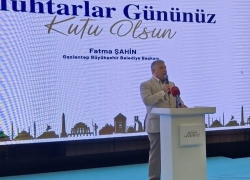 Oğuzeli Belediye Başkanı Bekir Öztekin, Muhtarlar günü programına katıldı