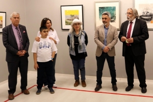 Prof. Dr. Yıldız, Gaziantep SANKO Sanat Galerisi’nde sergi açtı
