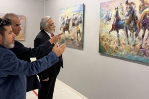 AZERBAYCANLI RESSAM VAHİD NOVRUZOV SANKO SANAT GALERİSİ’NDE SERGİ AÇTI