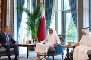Bakan Fidan, Katar Emiri Al Thani ile bir araya geldi