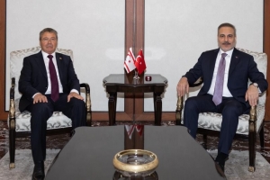 Bakan Fidan, KKTC Başbakanı Üstel ile görüştü
