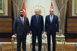 Cumhurbaşkanı Erdoğan, Irak Temsilciler Meclisi Başkanı Halbusi'yi kabul etti